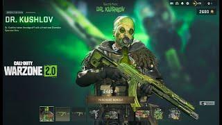 *New* DR. KUSHLOV Bundle in Warzone 2  Blueprints Finishing MovesOperator Skin