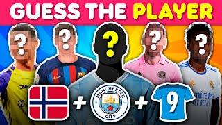 Guess the Football Player by NATIONALITY + CLUB + NUMBER  Football Quiz 2023