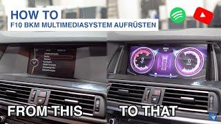 HOW TO BMW F10 BKM Android Multimediasystem aufrüsten  Youtube Spotify.. jetzt alles möglich