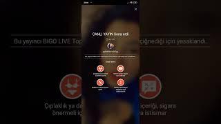 BİGO LİVE BURCU YİLDİZ BACAK ŞOV BAN 16.04.2020