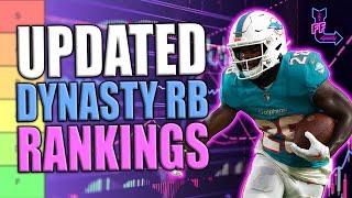 UPDATED DYNASTY RB RANKINGS + TIERS - Dynasty Fantasy Football Running Backs