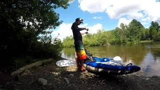 kayaking in my favorite river... MAGOG RIVER SHERBROOKE QUEBEC CANADA ...