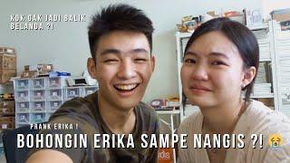 PRANK ERIKA SAMPE NANGIS ? KASIAN SIH TAPI... HAHAH