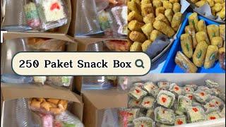 DAILY VLOG  ORDERAN 250 SNACK BOX DI KERJAKAN SENDIRI