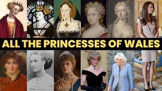 ALL THE PRINCESSES OF WALES  History of royal women  famous royal women  History Calling