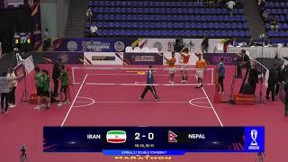 Iran vs Nepal - Semi Final 2 - Double - Division 1 - ISTAF Sepaktakraw World Cup Kuala Lumpur 2024