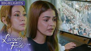 Lavender accompanies Iris in searching the CCTV footage  Lavender Fields w English Subs