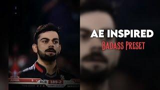 Virat Kohli badass edit  AE inspired alight motion free preset 