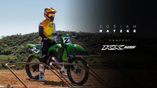 Kawasaki KX125 2 stroke action RAW Josiah Natzke Rips