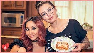 Snooki & JWOWW Make Pizza Grilled Cheese  #MomsWithAttitude Moment