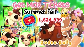 Get MAX TICKETS *RODEO RALLY* Adopt Me  Its Cxco Twins