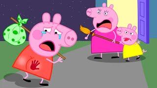 Peppa Pig Was Kicked Out Of The House  Peppa Pig Funny Animation