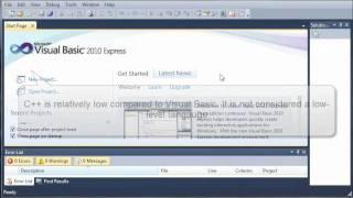 Visual Basic Tutorial - 1 - What Is Visual Basic