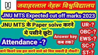 JNU MTS cut off marksjnu junior assistant Cut off marksJNU MTS cut off marks 2023Jnu MTS answer