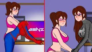 Spider Girl Tranform to She Venom  2D Cartoons