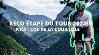 RECONNAISSANCE PARCOURS LÉTAPE DU TOUR 2024  Nice - Col de la Couillole  PEDALEUR.FR
