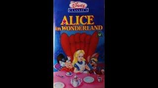 Opening to Alice in Wonderland UK VHS 1989