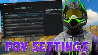 The BEST WARZONE 3 FOV SETTINGS on CONSOLE  XBOXPS4PS5