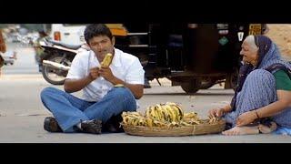 Hungry Puneeth Rajkumar Eats Banana on Street  Best Scene  Arasu Kannada Movie