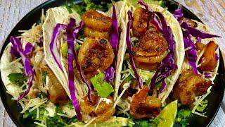 SHRIMP TACOS with FLAVORFUL CREAMY TACO SAUCE  PINOY SIMPLE COOKING