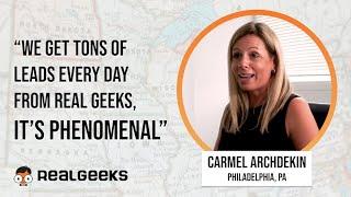 Real Geeks Reviews Carmel Archdekin of KW Philly Philadelphia Pennsylvania.