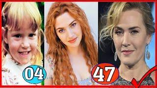 Kate Winslet Titanic Start  Through the years ⭐ From 04 To 47 Years OLD