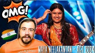 Maya Neelakantan & Intro Full Performance AGT 2024 Auditions Week 4 │ SHE IS ONLY 10?