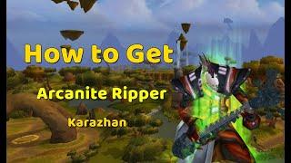 WotLK Prepatch Scourge Invasion Event How to Farm Arcanite Ripper Axe Karazhan Boss