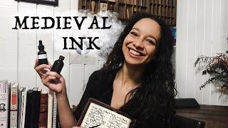 Making Medieval Ink  iron gall waterproof black ink