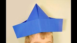 How to Make a Paper Hat  Easy Paper Hat Tutorial