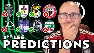 202425 Europa Conference League Qualifying 1st Round - 2nd Leg Predictions