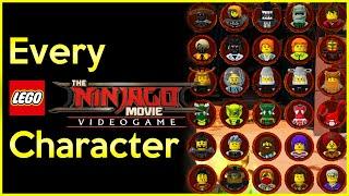 EVERY CHARACTER in The LEGO Ninjago Movie Videogame 2017