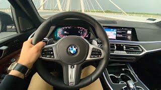 BMW X7 3.0 40i 333 HP  Test Drive #101 *Heavy Hailstorm  POV Driver. TV