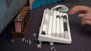 AULA F99 gasket mechanical keyboard elegant and timeless.