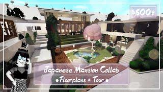 Japanese Mansion Collab + Floorplans - Roblox - Welcome to Bloxburg