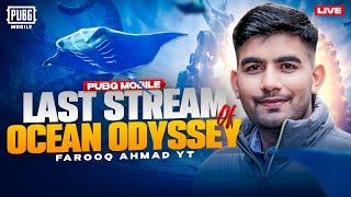 LAST STREAM of Ocean Odyssey Update 3.3  PUBG MOBILE Live 