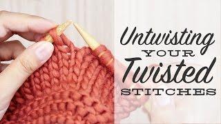 How to Untwist a TWISTED STITCH