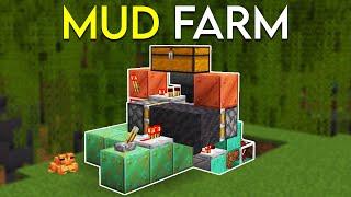 Simple Mud Farm in Minecraft Bedrock 1.19