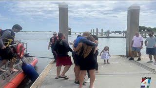 Fishermen say ‘it was by God’s grace’ they found 5 people stranded on capsized boat near Mayport