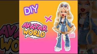 Draw With Me Step by step  Avatarworld + Bratz Dolls How to draw Paper DIY  ASMR