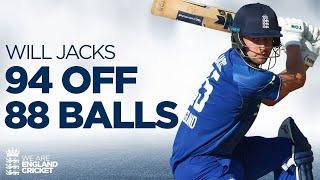 Smashing Fours and Sixes  Will Jacks Strikes 94 off 88 Balls  England v Ireland