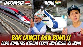 BAK LANGIT DAN BUMI‼️ 7 Perbandingan Kualitas Kereta Cepat Indonesia vs India Kita Patut Bangga 