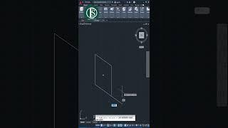 AutoCAD 2D Isometric drafting 3D modeling #shorts