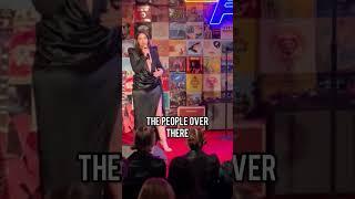 Comedian Has Wardrobe Malfunction. #shortsviral #crowdwork #standupcomedy  #comedy #omg