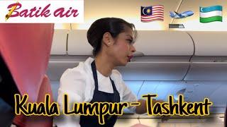 New Route Kuala Lumpur - Tashkent  Batik Air  A330  Great Crew Filthy Cabin