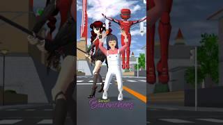 Robot Yuta dan Sakura save Mio dari zombie jahat #sakuraschoolsimulator #sakura #shorts