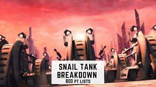Star Wars Legion Snail Tank Breakdown