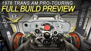 Pro Touring 1978 Pontiac Trans Am Independent Rear Suspension Detroit Speed Subframe Build Preview