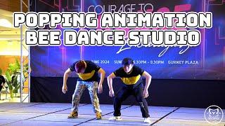 Penang Dance Day 2024  Gala Performance  Popping Animation  Bee Dance Studio  Gurney Plaza