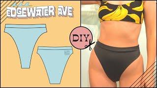 DIY 80s Style High Waist Bikini Bottoms  Oakley Bottoms  Edgewater Avenue